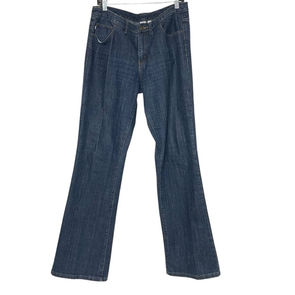 Bobbie Brooks Relaxed Jeans size 12 Med Wash Denim Boot Cut 5 Pocket 67227 - Picture 1 of 7